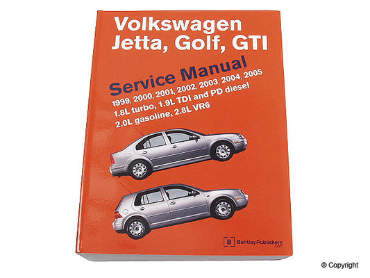 Front View of Repair Manual BENTLEY VG05