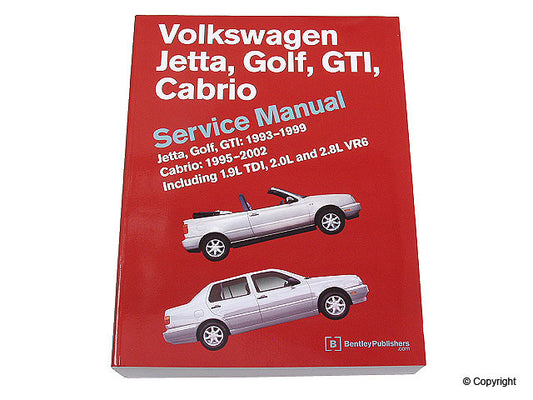 Front View of Repair Manual BENTLEY VG99