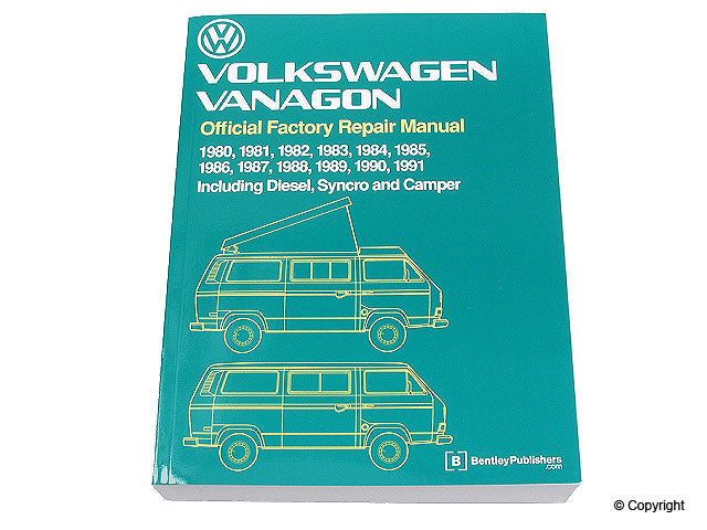 Front View of Repair Manual BENTLEY VV91