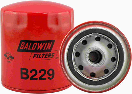 Front View of Engine Oil Filter BALDWIN B229