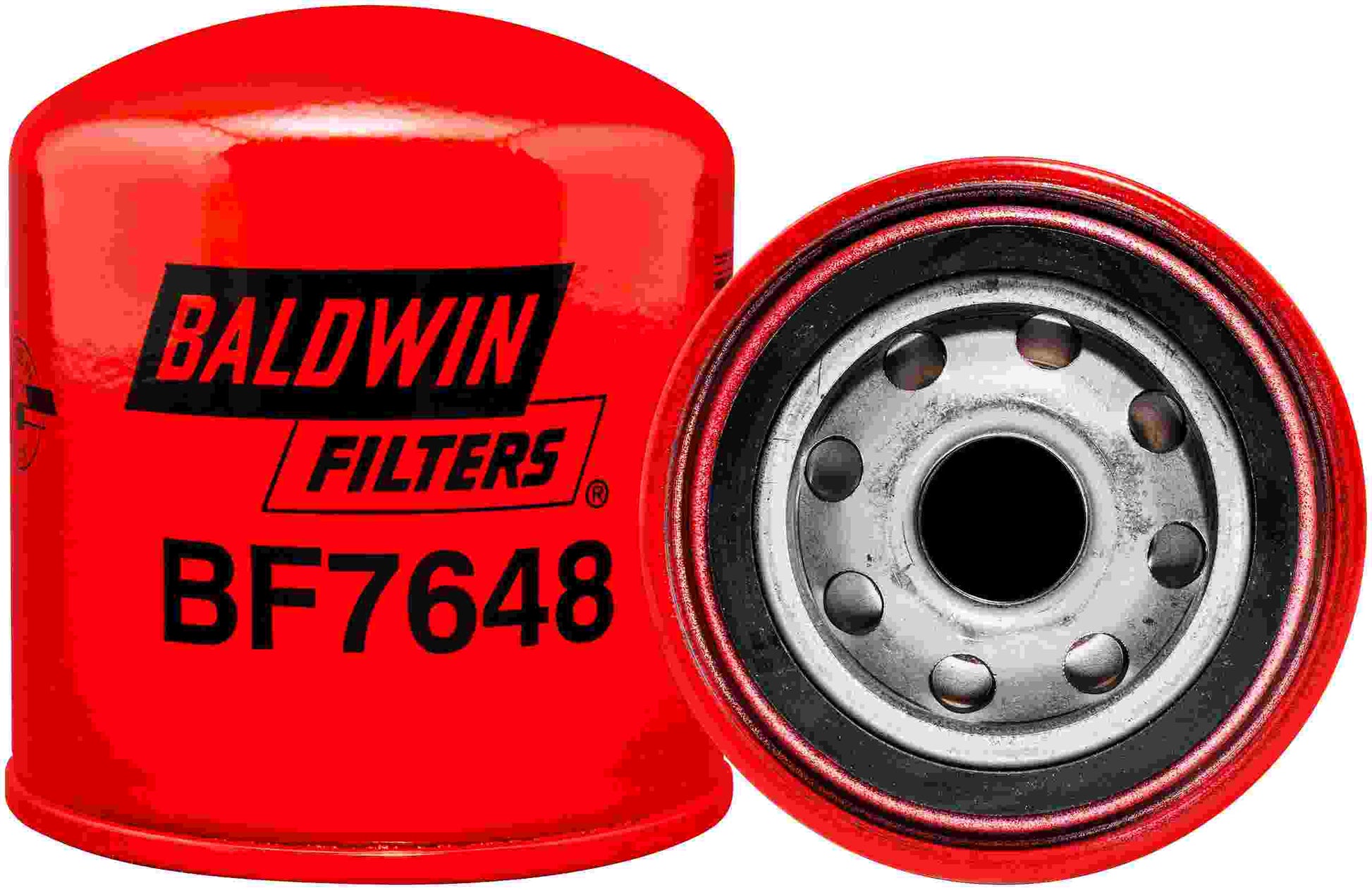 Front View of Fuel Filter BALDWIN BF7648