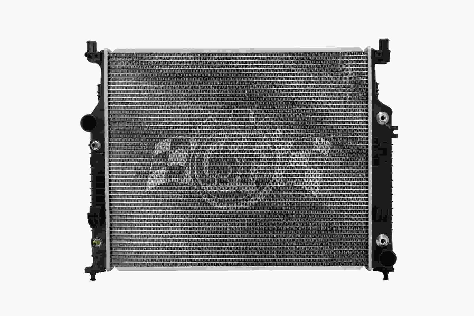 Front View of Radiator CSF 3458