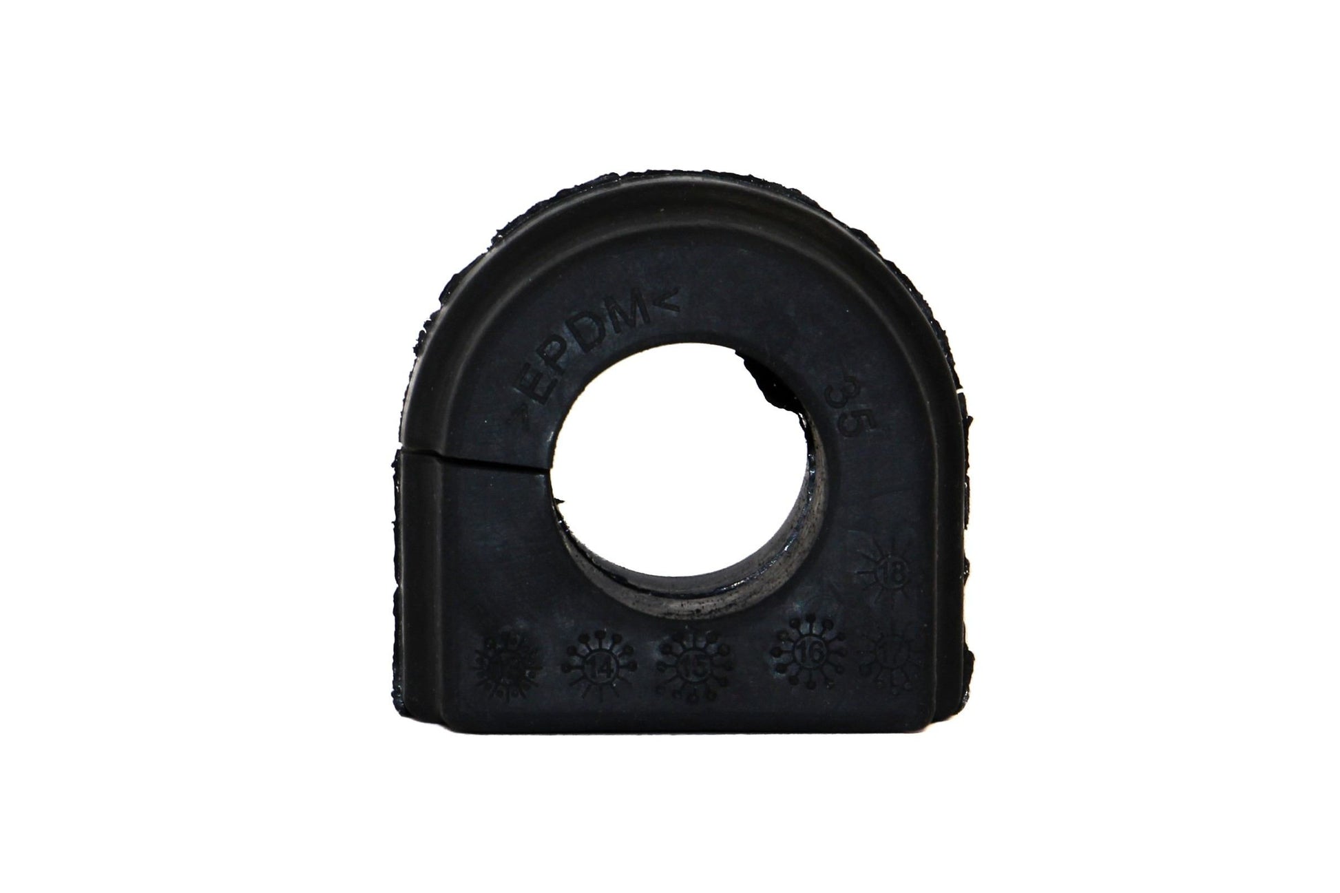 Back View of Rear Suspension Stabilizer Bar Bushing CRP AVB0586