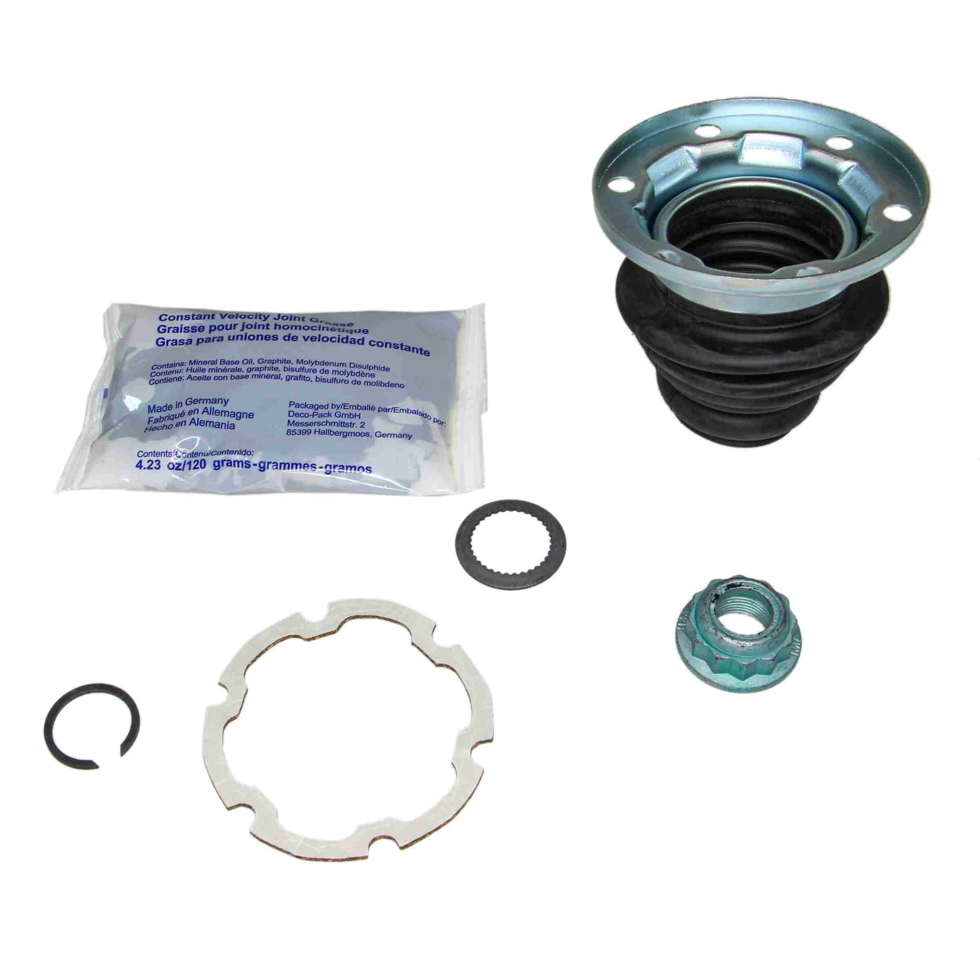 Left View of Front Right CV Joint Boot Kit CRP BKN0028R