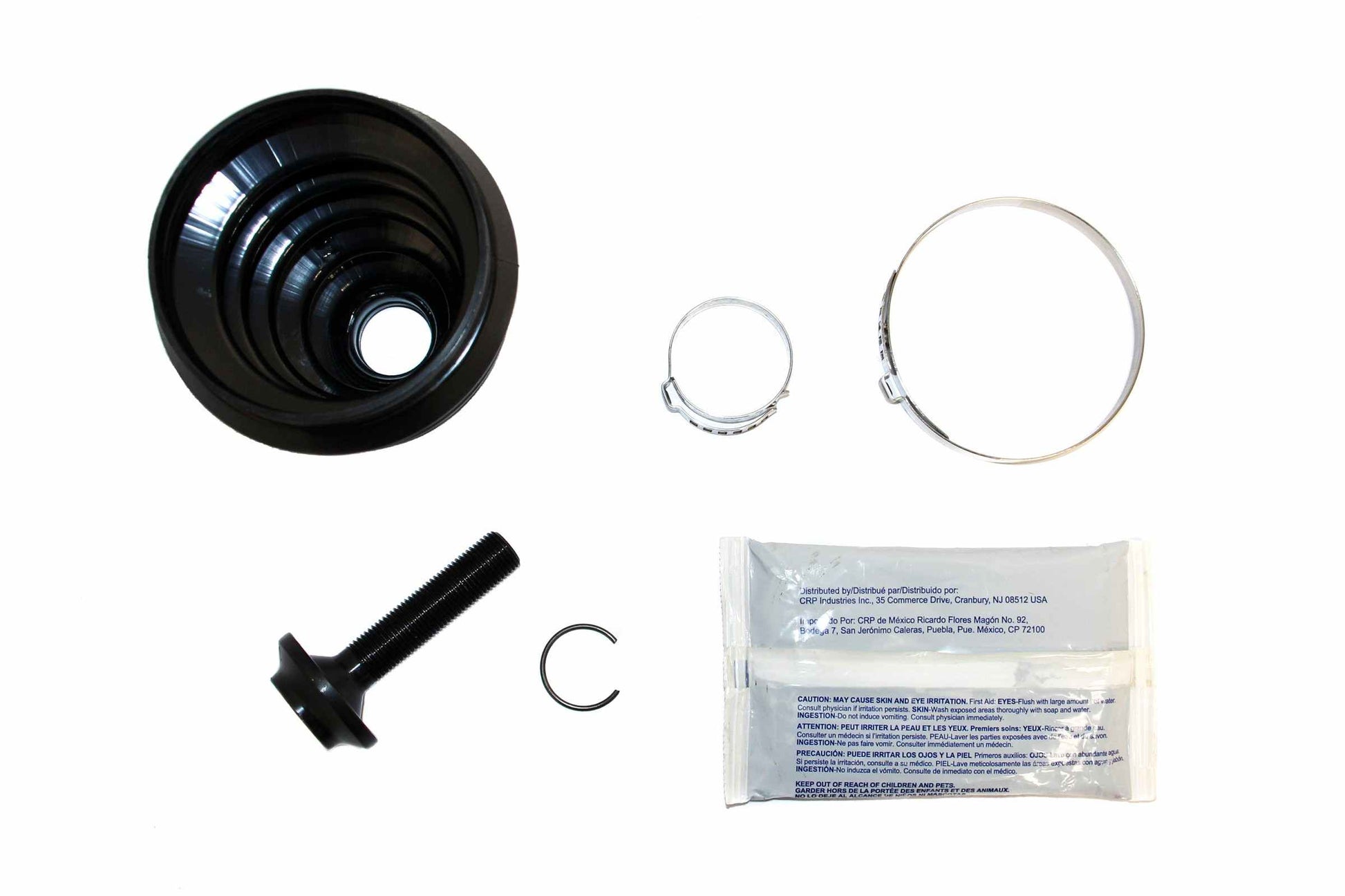 Bottom View of Front CV Joint Boot Kit CRP BKN0134