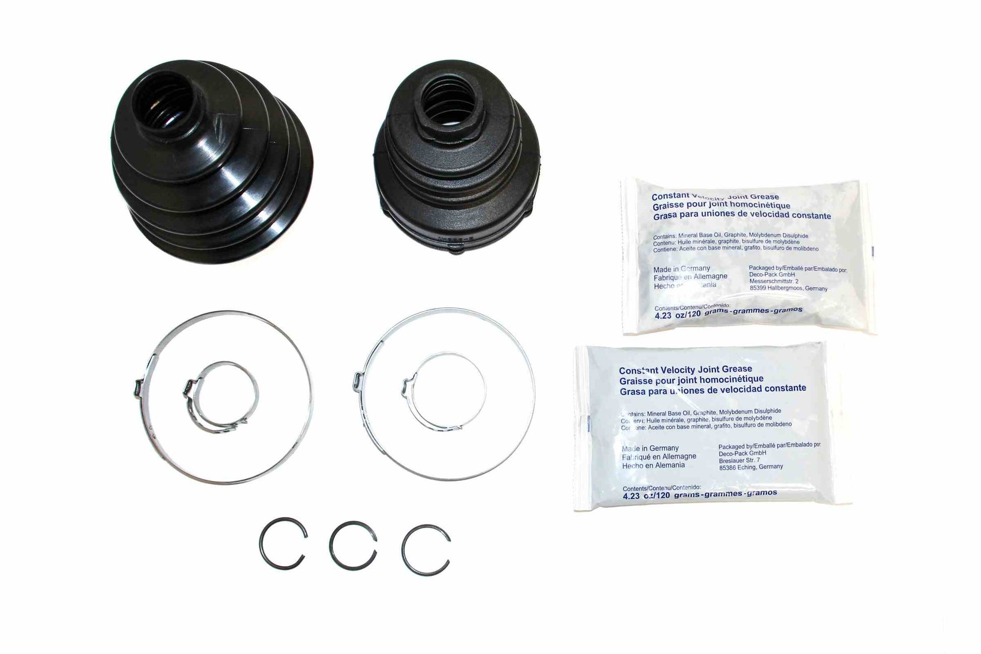 Top View of Front CV Joint Boot Kit CRP BKN0144