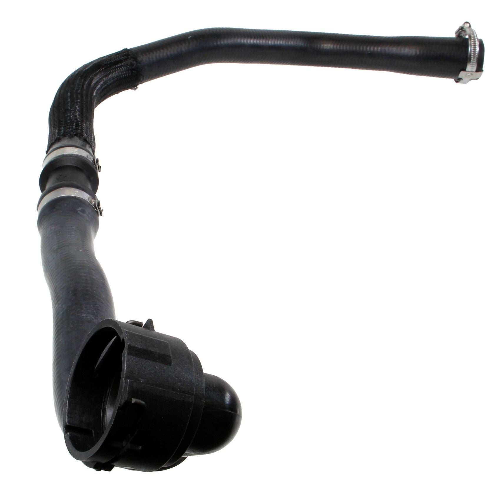 Left View of Upper Radiator Coolant Hose CRP CHR0652