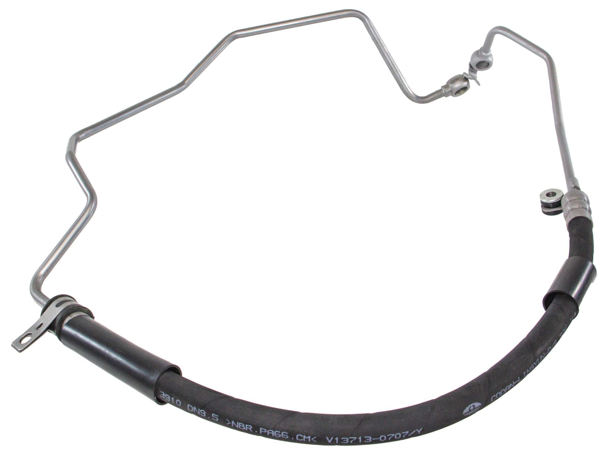 Bottom View of Power Steering Pressure Line Hose Assembly CRP PSH0543