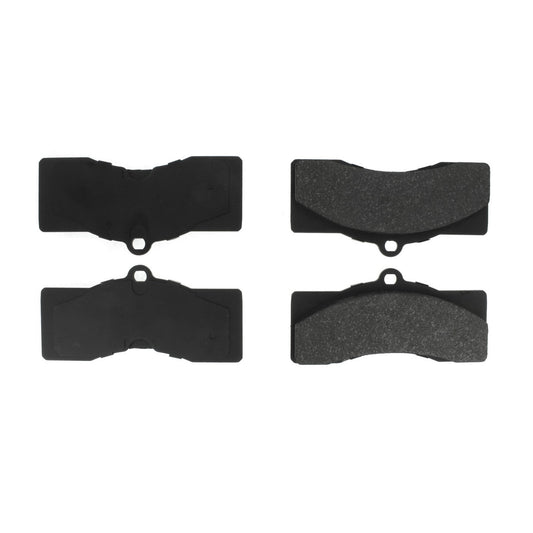 Top View of Rear Disc Brake Pad Set CENTRIC 102.00080