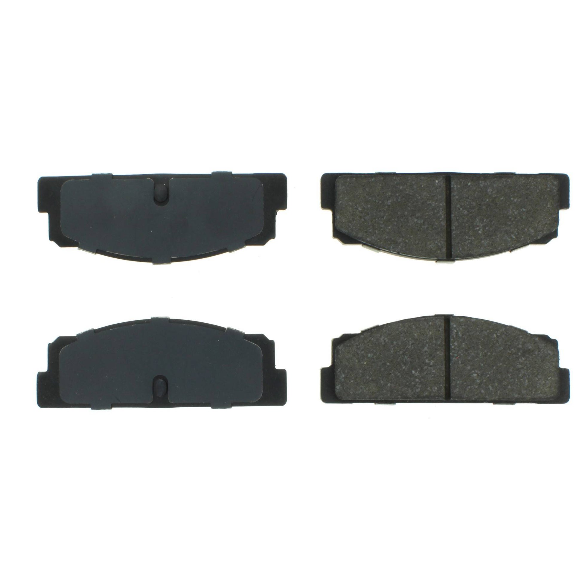 Top View of Rear Disc Brake Pad Set CENTRIC 102.00710