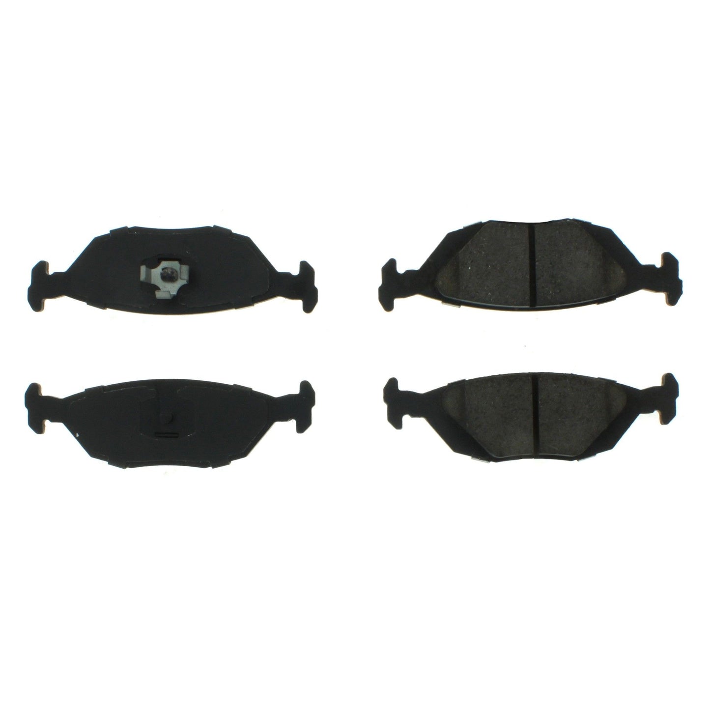 Top View of Rear Disc Brake Pad Set CENTRIC 102.03220