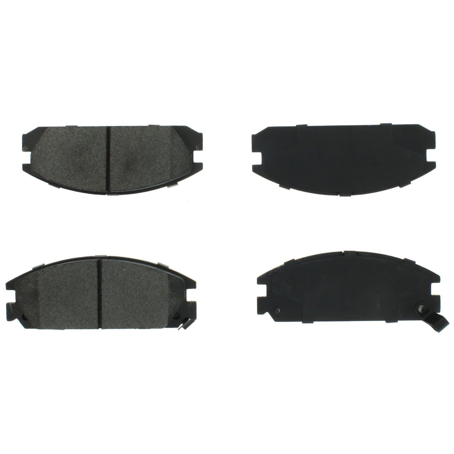 Top View of Front Disc Brake Pad Set CENTRIC 102.03340