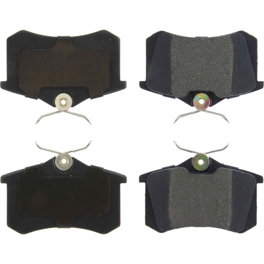 Top View of Rear Disc Brake Pad Set CENTRIC 102.03400