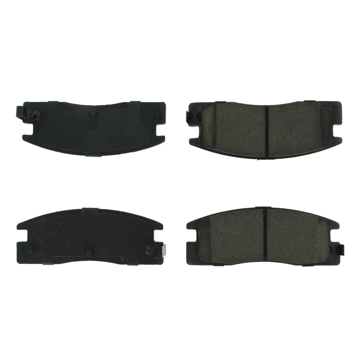 Top View of Rear Disc Brake Pad Set CENTRIC 102.03980