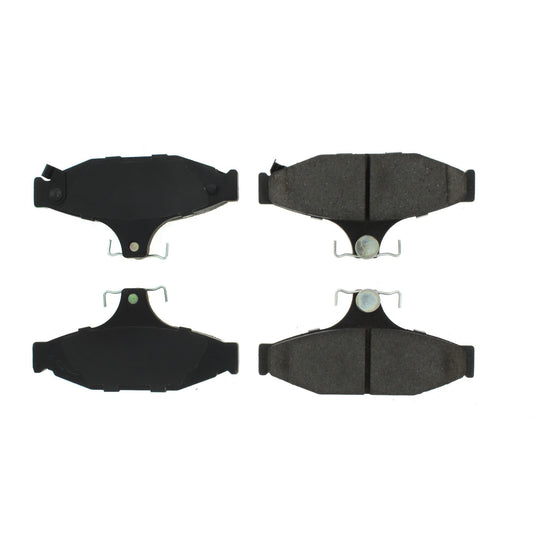 Top View of Rear Disc Brake Pad Set CENTRIC 102.04130