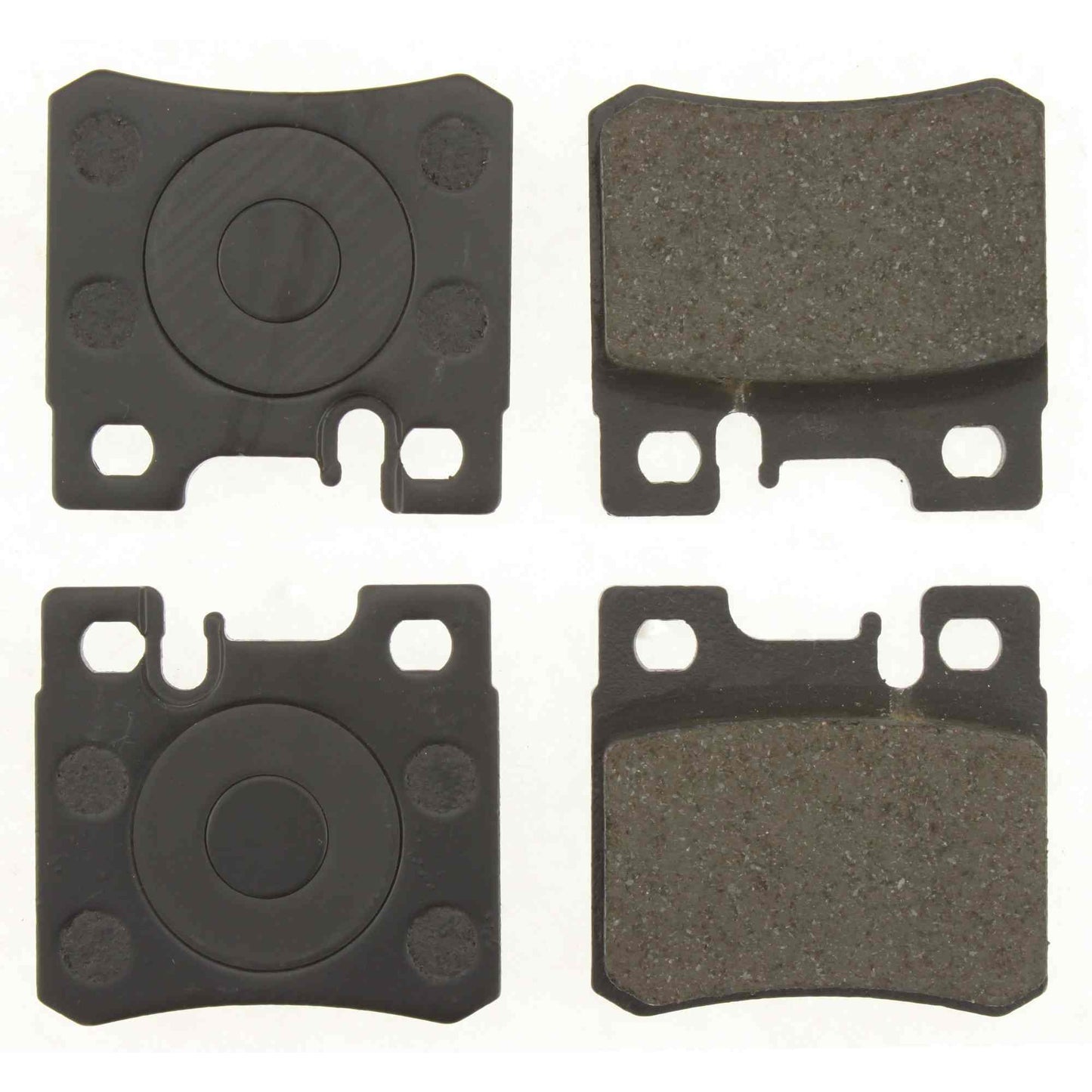 Top View of Rear Disc Brake Pad Set CENTRIC 102.04950