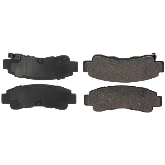 Top View of Rear Disc Brake Pad Set CENTRIC 102.05110