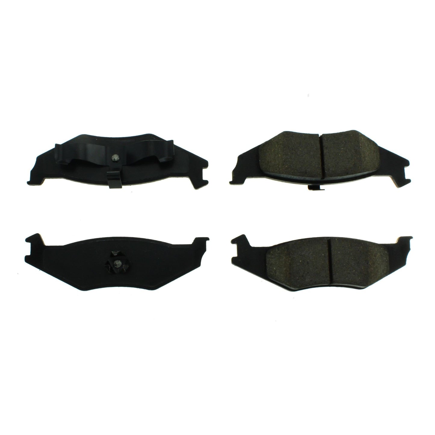 Top View of Rear Disc Brake Pad Set CENTRIC 102.05120