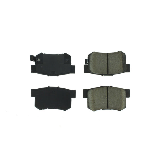 Top View of Rear Disc Brake Pad Set CENTRIC 102.05360