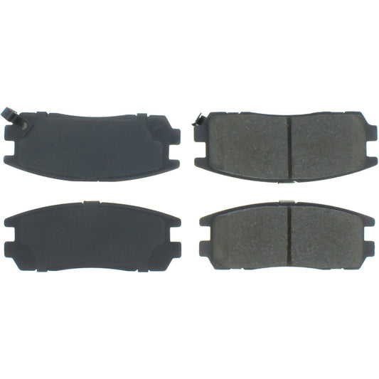 Top View of Rear Disc Brake Pad Set CENTRIC 102.05800