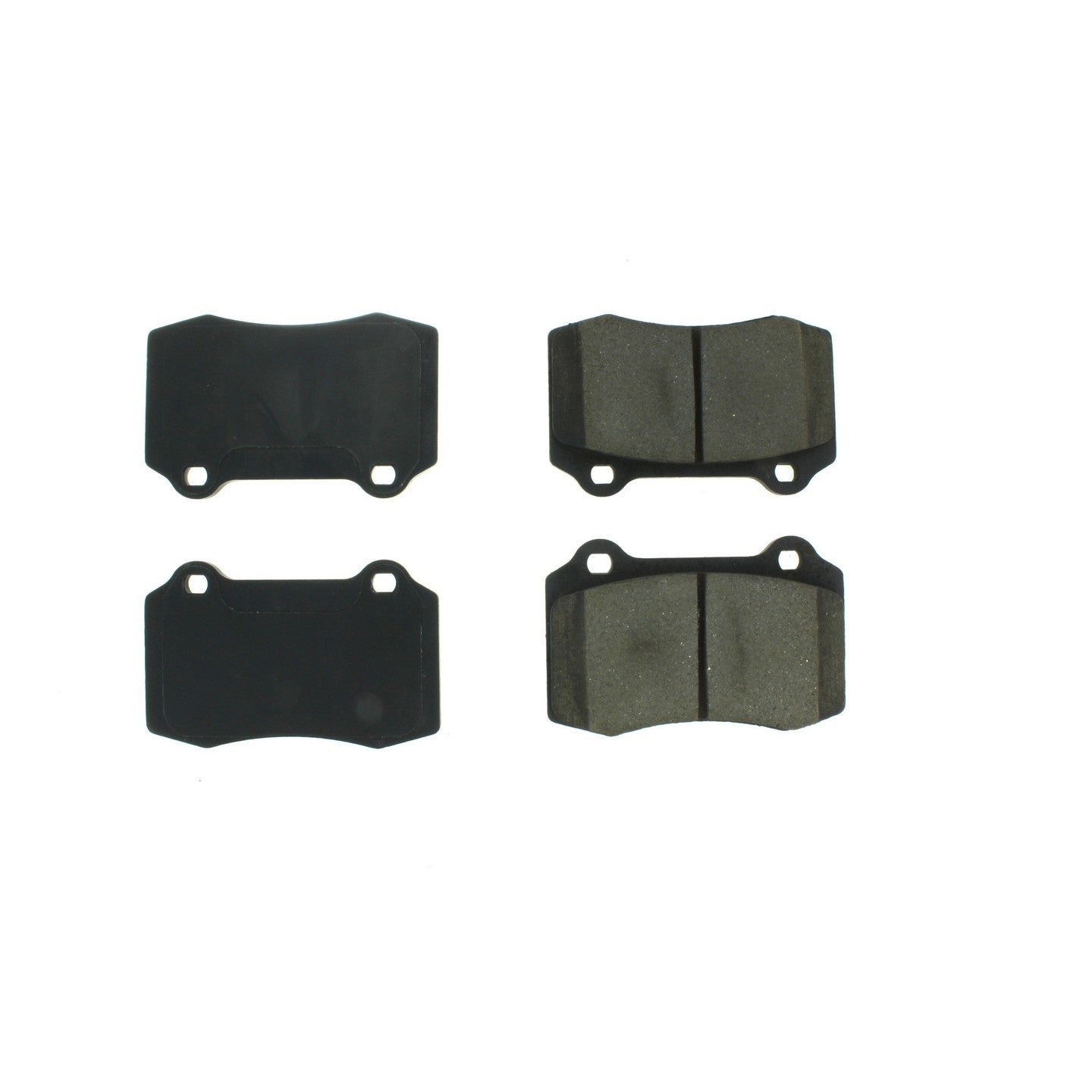 Top View of Rear Disc Brake Pad Set CENTRIC 102.05921