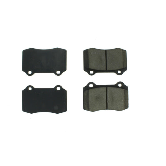 Top View of Rear Disc Brake Pad Set CENTRIC 102.05921