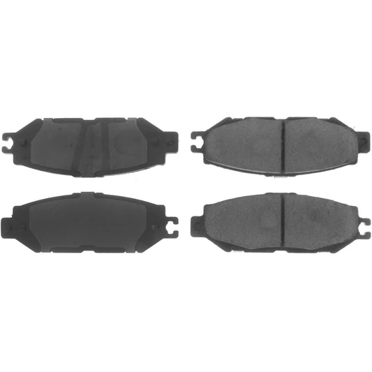 Top View of Rear Disc Brake Pad Set CENTRIC 102.06130