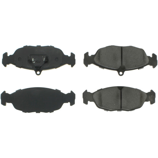 Top View of Rear Disc Brake Pad Set CENTRIC 102.06880