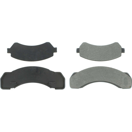 Top View of Rear Disc Brake Pad Set CENTRIC 102.07170