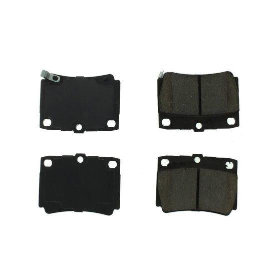 Top View of Rear Disc Brake Pad Set CENTRIC 102.07330