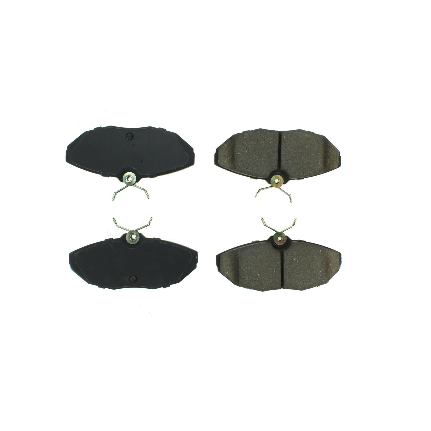 Top View of Rear Disc Brake Pad Set CENTRIC 102.08060