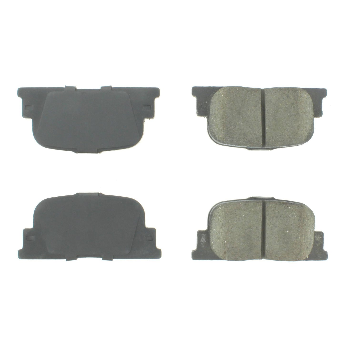 Top View of Rear Disc Brake Pad Set CENTRIC 102.08350