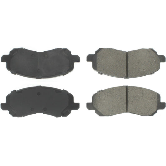 Top View of Front Disc Brake Pad Set CENTRIC 102.08660