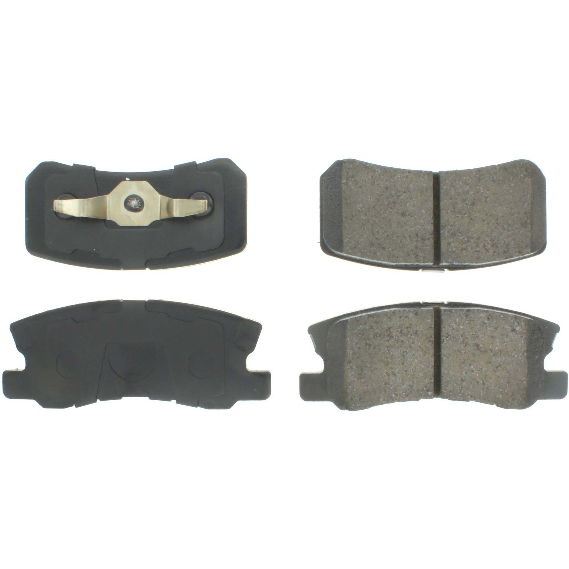 Top View of Rear Disc Brake Pad Set CENTRIC 102.08680