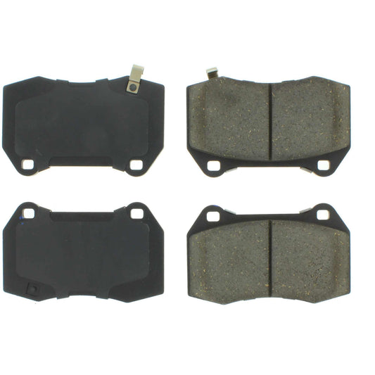 Top View of Front Disc Brake Pad Set CENTRIC 102.09600