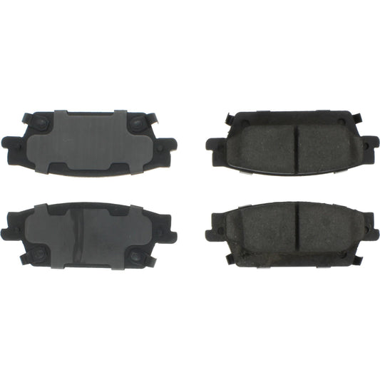 Top View of Rear Disc Brake Pad Set CENTRIC 102.10200