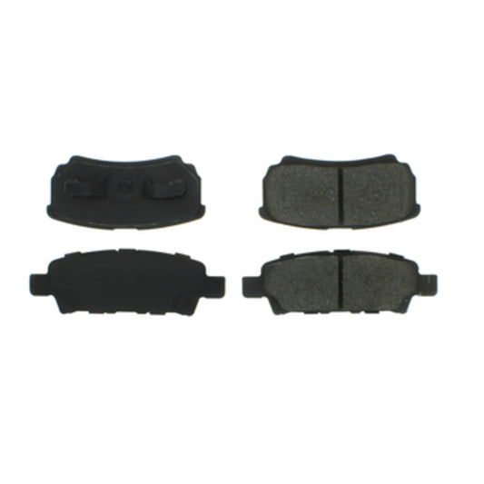 Top View of Rear Disc Brake Pad Set CENTRIC 102.10370