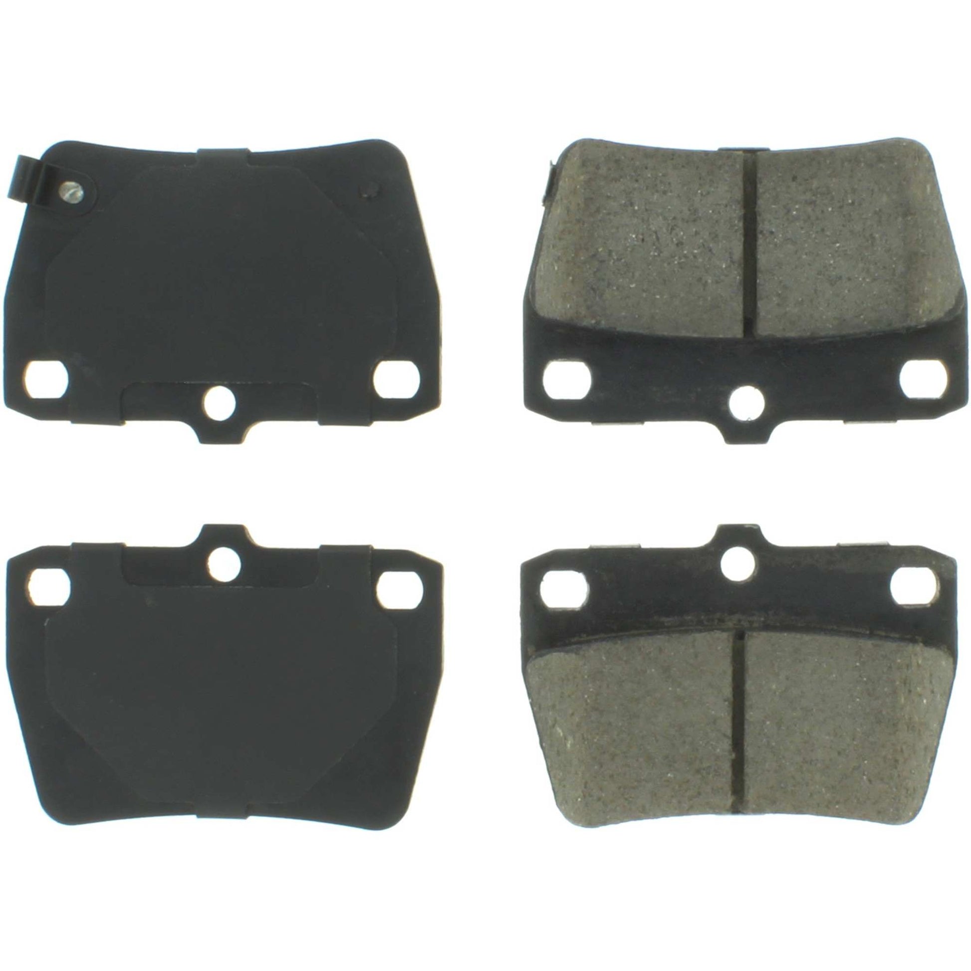 Top View of Rear Disc Brake Pad Set CENTRIC 102.10510