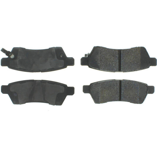 Top View of Rear Disc Brake Pad Set CENTRIC 102.11000