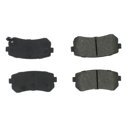 Top View of Rear Disc Brake Pad Set CENTRIC 102.11570