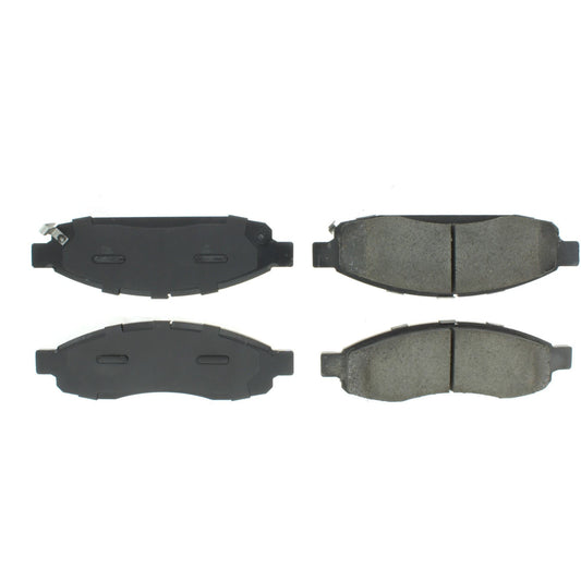 Top View of Front Disc Brake Pad Set CENTRIC 102.11830