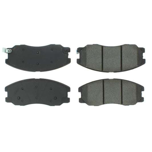 Top View of Front Disc Brake Pad Set CENTRIC 102.12640