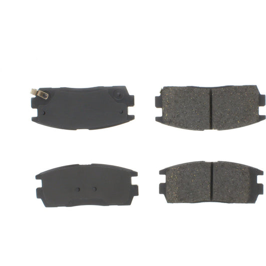 Top View of Rear Disc Brake Pad Set CENTRIC 102.12750