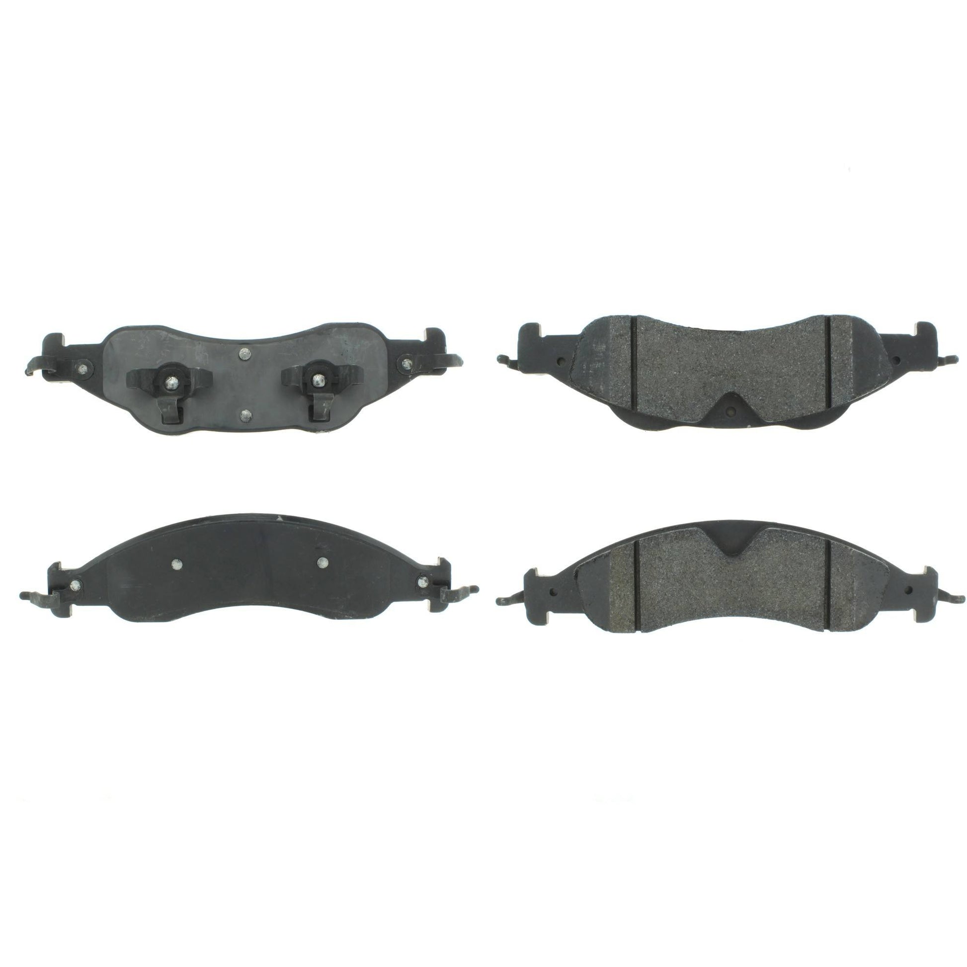 Top View of Front Disc Brake Pad Set CENTRIC 102.12780