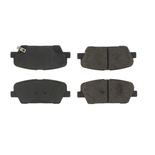 Top View of Rear Disc Brake Pad Set CENTRIC 102.12840