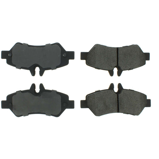 Top View of Rear Disc Brake Pad Set CENTRIC 102.13170