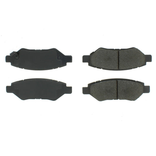 Top View of Rear Disc Brake Pad Set CENTRIC 102.13370