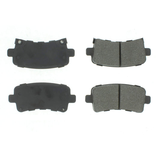 Top View of Rear Disc Brake Pad Set CENTRIC 102.14300