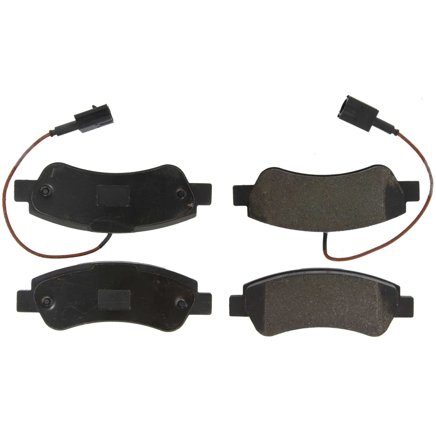 Top View of Rear Disc Brake Pad Set CENTRIC 102.14901