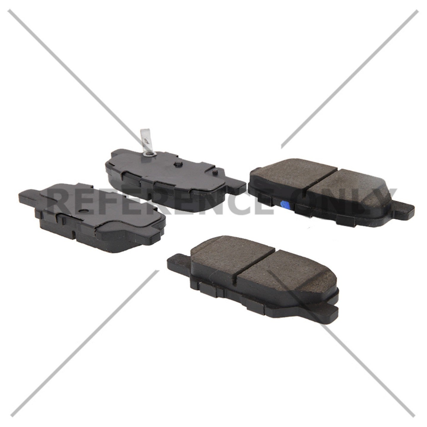 Angle View of Rear Disc Brake Pad Set CENTRIC 102.16790